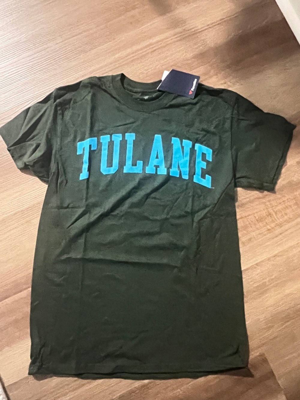 Tulane University Green T Shirt Arch Design Fanatics Assorted Size Small & Med